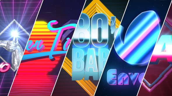 Videohive 80's Baby | VHS Logo-Titles Opener Openers template preview