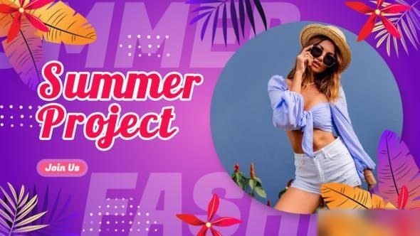 Videohive Summer Fashion Promo Openers template preview