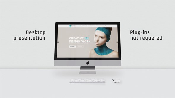 Videohive Desktop Clean Presentation Product Promo template preview