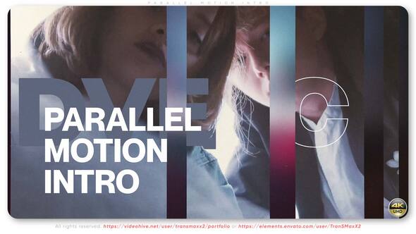 Videohive Parallel Motion Intro Openers template preview