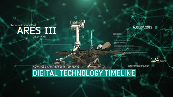 Videohive Digital Technology Timeline 57733439 Video Displays template preview