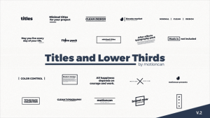 Titles Video Displays template preview