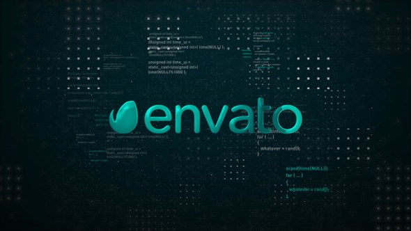Videohive Digital Space Logo Reveal Logo Stings template preview