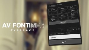 Videohive Animated Typeface - Fontimer Titles template preview