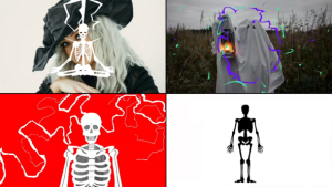 Videohive Halloween Skeletons Transitions for After Effects Elements template preview