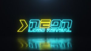 Videohive Neon Logo Logo Stings template preview
