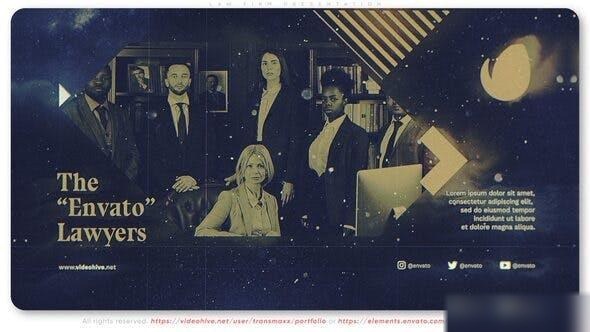 Videohive Law Firm Presentation Openers template preview