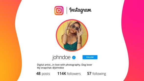 Videohive Quick Instagram Openers template preview