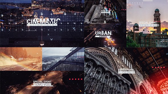 Videohive Cinematic Glitch Opener Openers template preview