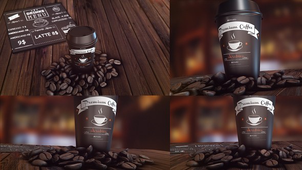 Videohive Coffee Opener 25601959 Product Promo template preview