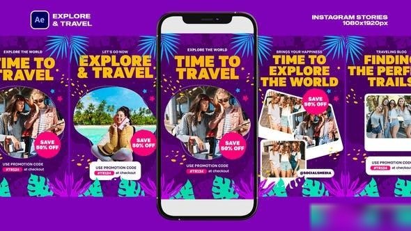 Videohive Explore & Travel Openers template preview