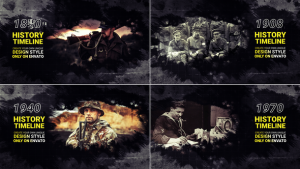Videohive History Timeline // Documentary History Slideshow Openers template preview
