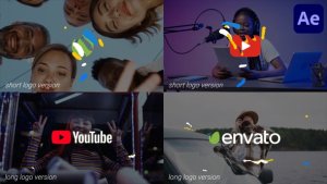 Videohive Simple Liquid Logo for After Effects Logo Stings template preview