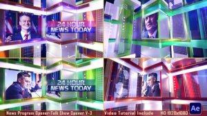 Videohive News Program Opener-Talk Show Opener V-3 Broadcast-packages template preview