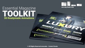 Videohive Essential Magazine Toolkit Product Promo template preview