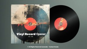 Videohive Vinyl Record Opener Product Promo template preview