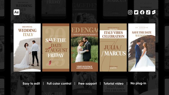 Videohive Wedding Instagram Reels Product Promo template preview