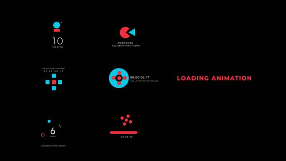 Videohive Loading Animaton Scenes Elements template preview