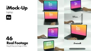 Videohive iMock-Up Laptop for After Effects Product Promo template preview
