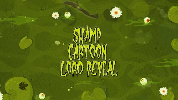 Videohive Swamp Cartoon Loro Reveal Logo Stings template preview