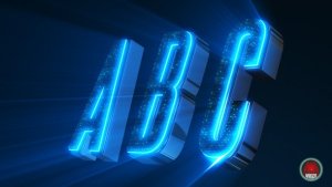 Alphabet 3D Neon LED - Abc And Social Media Icons Video Displays template preview