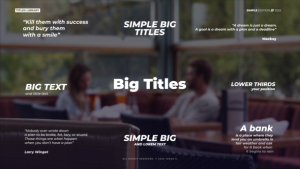 Videohive Bounce Text Titles | AE Titles template preview