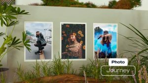 3D Photo Slideshow Premiere Pro template preview