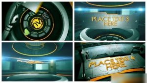 Videohive 3D Tech Titles Openers template preview