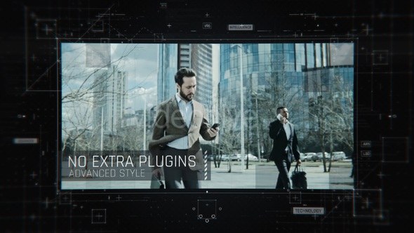 Videohive Digital Corporate Slideshow 27901040 Video Displays template preview