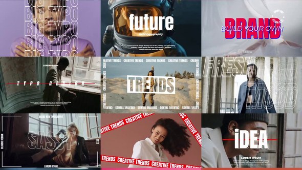 Videohive Bold Title Pack Titles template preview