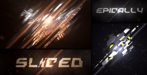 Videohive Epic Sliced Logo Logo Stings template preview