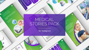 Videohive Medical Instagram Stories Posts Product Promo template preview