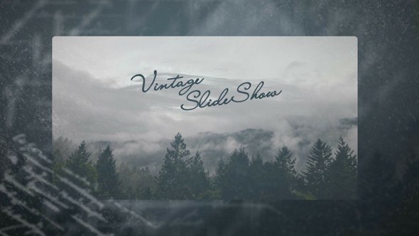 Videohive Vintage Slideshow 13921994 Openers template preview