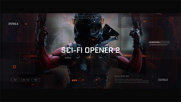 Videohive Sci-Fi Opener / Hi-Tech Slideshow / Futuristic Film Credits / HUD Elements / Space Science 21218914 Openers template preview