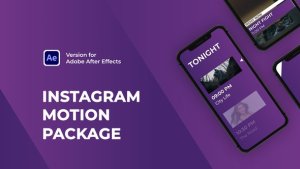Instagram Motion Pack Video Displays template preview
