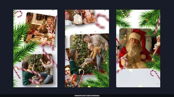 Videohive Christmas Photos Gallery Elements template preview