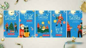 Videohive Happy New Year Instagram Stories 49652137 Openers template preview