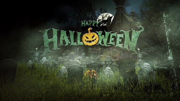 Videohive Halloween Logo Pack Logo Stings template preview
