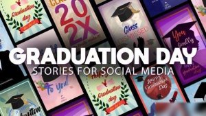 Videohive 9 Graduation Day Stories Openers template preview