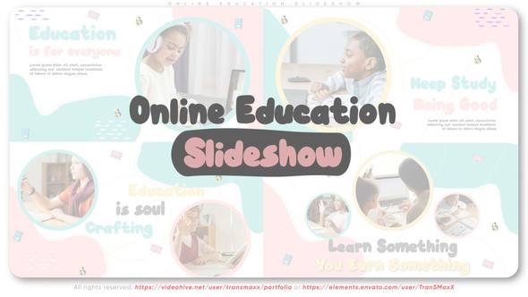 Videohive Online Education Slideshow 45919006 Video Displays template preview