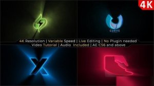 Videohive Cinematic Light Rays Logo Reveal 43385208 Logo Stings template preview