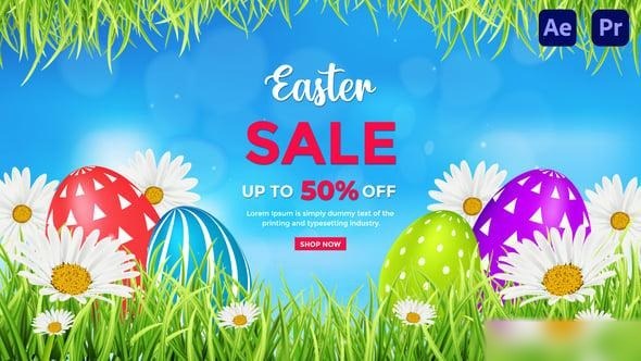 Videohive Easter Day Sale Intro Logo Stings template preview