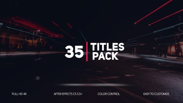 Videohive Minimal Titles 2 20805350 Titles template preview