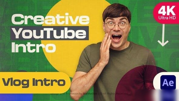 Videohive Creative YouTube Intro || Vlog Intro Openers template preview