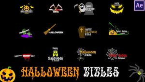 Videohive Halloween Titles Titles template preview