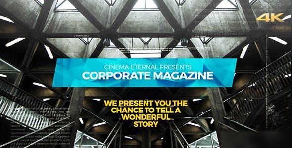 Videohive Cinematic Corporate Magazine Openers template preview