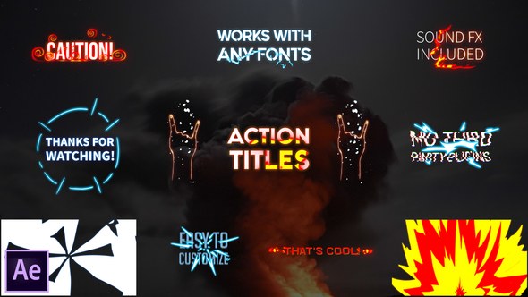 Videohive Action Titles Pack | After Effects Titles template preview