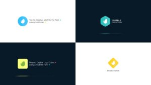 Logo Reveals Video Displays template preview