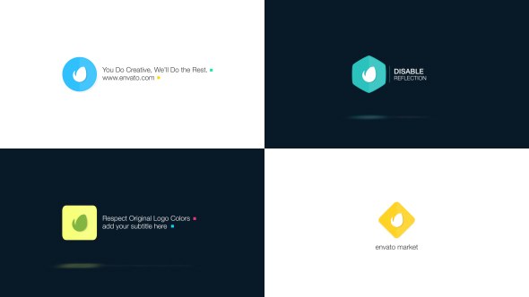 Logo Reveals Video Displays template preview