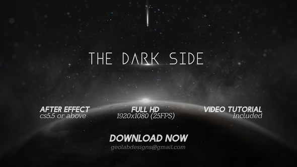 The Dark Side Video Displays template preview